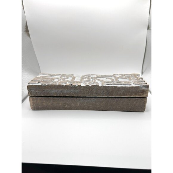 Mixed Font Letters Alphabet Box Trinket Box Rectangular - Picture 2 of 7
